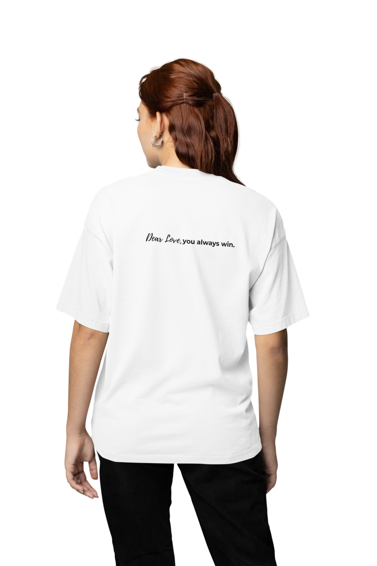 Bio-Baumwoll T-Shirt "DEAR LOVE"