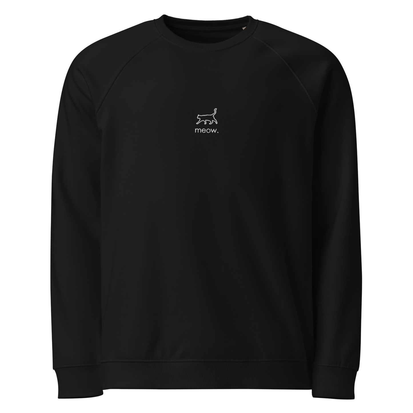 BIO-Sweatshirt "CAT VIBES" | bestickt