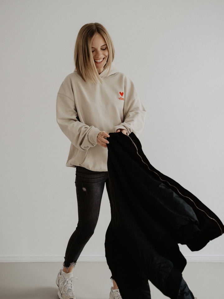 "LOVE VIBES" Hoodie Oversized | urban edition
