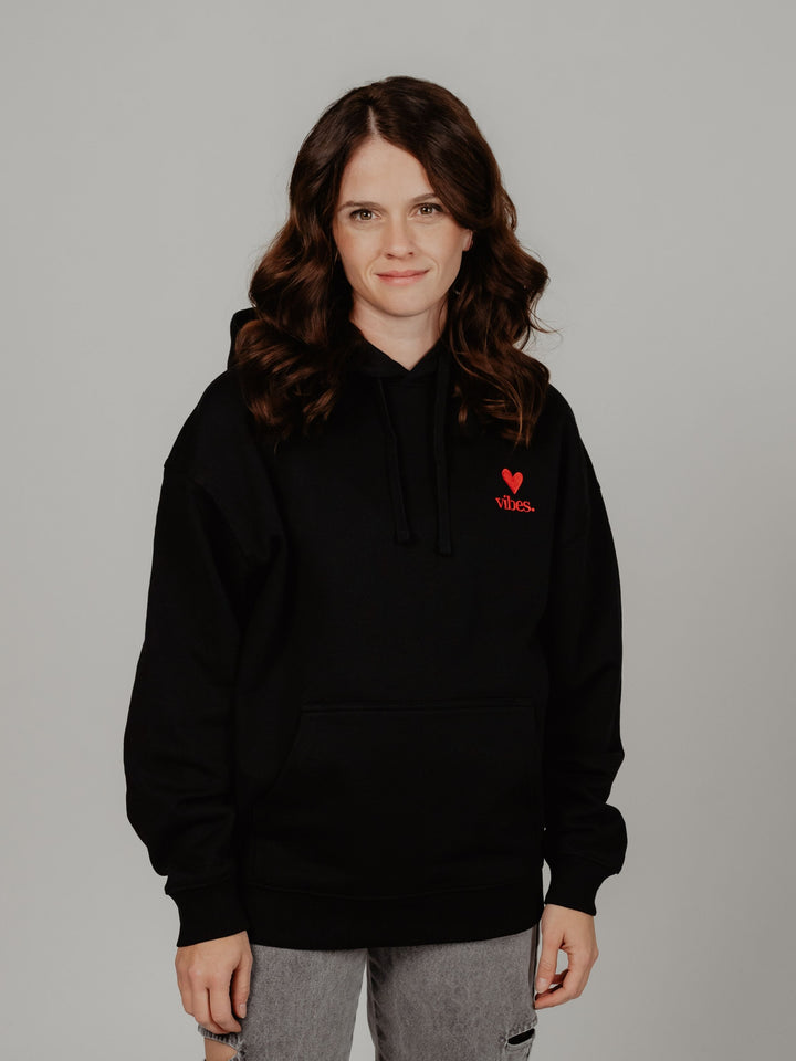 "LOVE VIBES" Hoodie Oversized | comfy edition