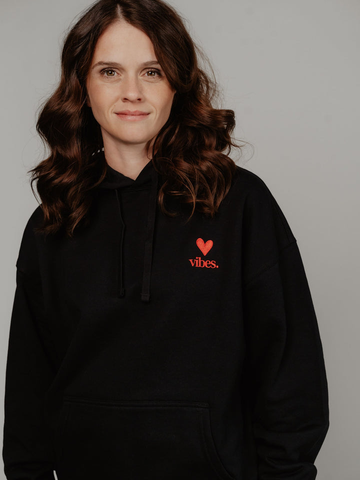 "LOVE VIBES" Hoodie Oversized | comfy edition