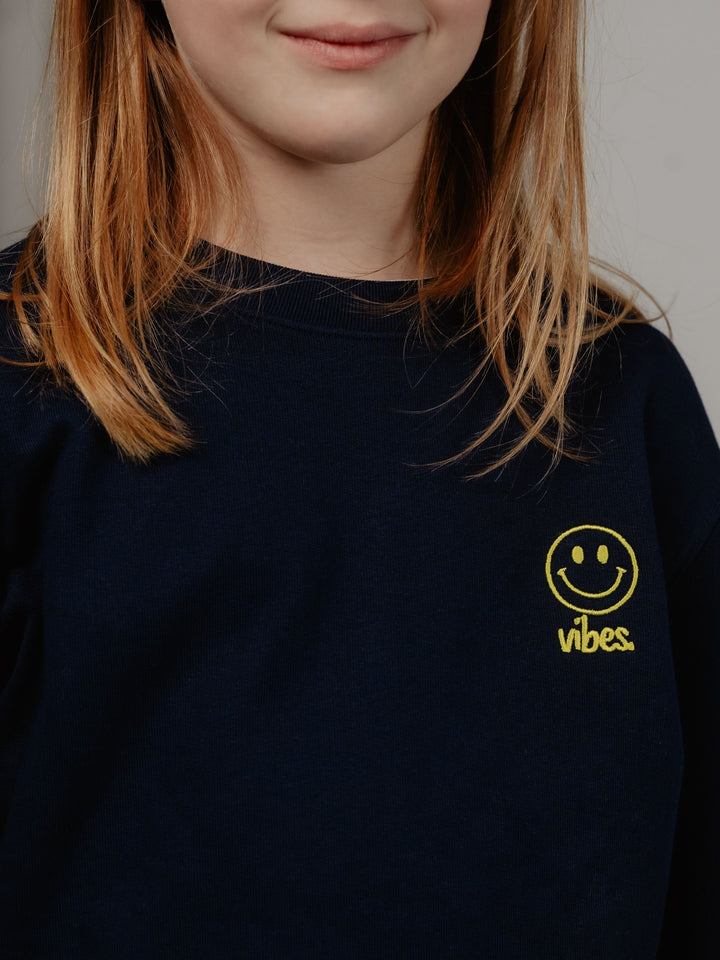 "HAPPY VIBES" Sweater Kids