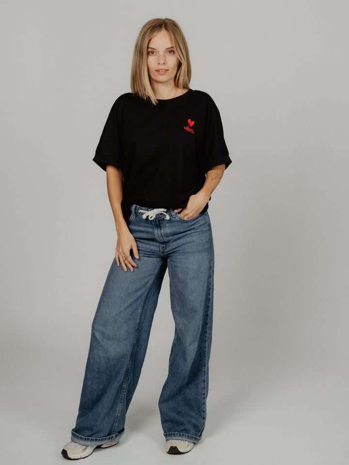 "LOVE VIBES" T-Shirt Oversized