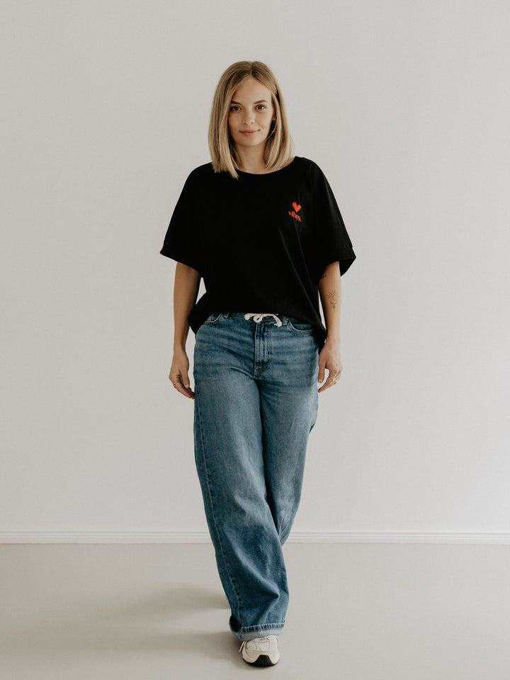 "LOVE VIBES" T-Shirt Oversized