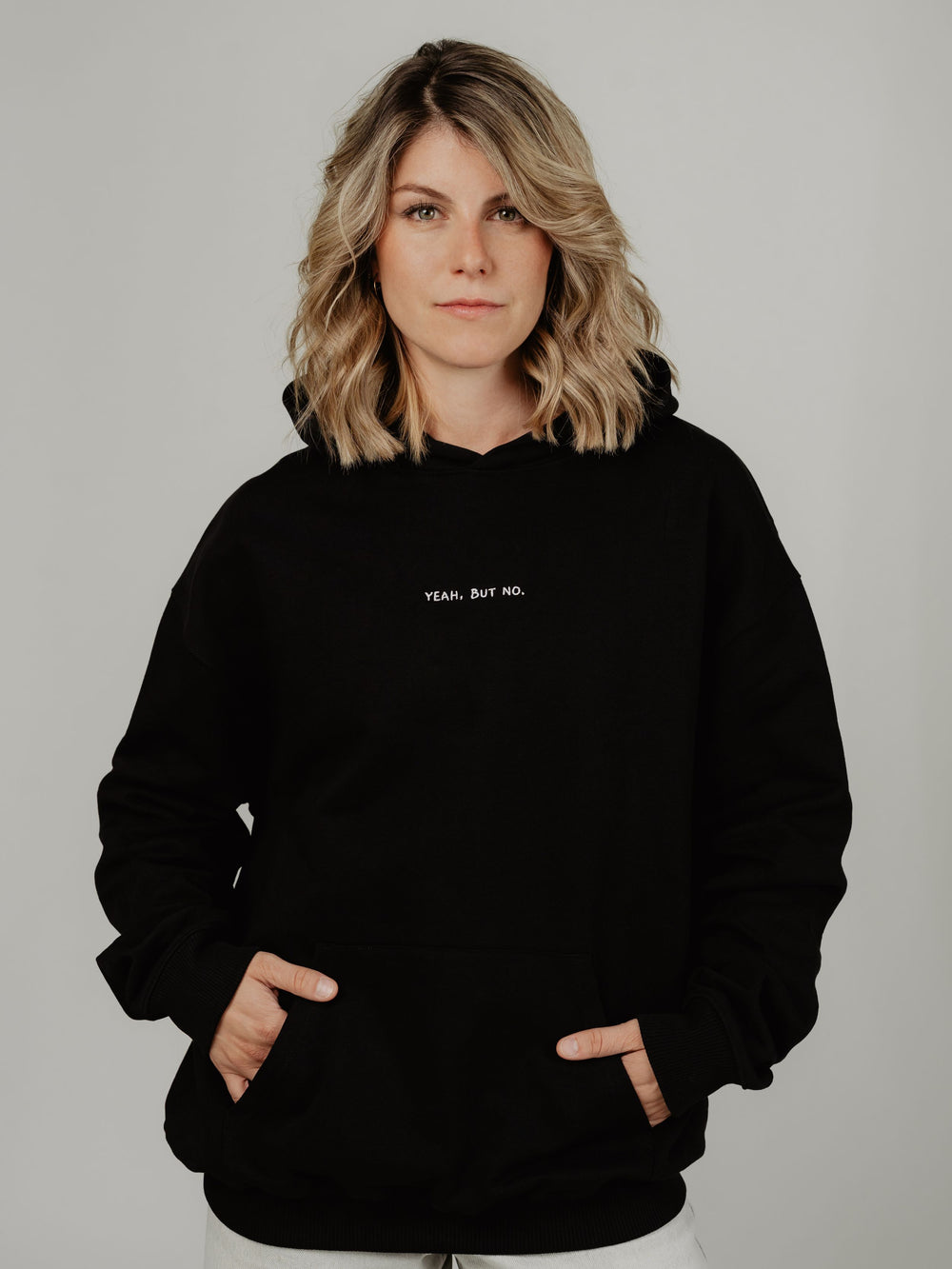 "YEAH BUT NO" Hoodie Oversized | urban edition