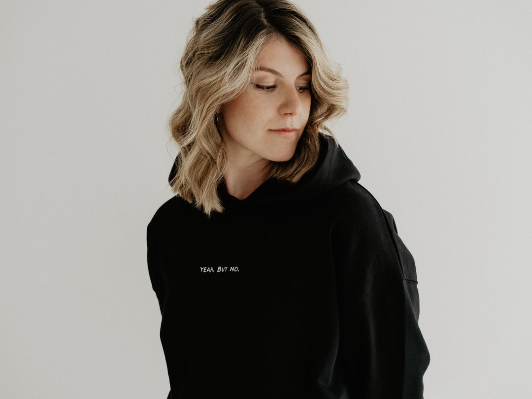 "YEAH BUT NO" Hoodie Oversized | urban edition