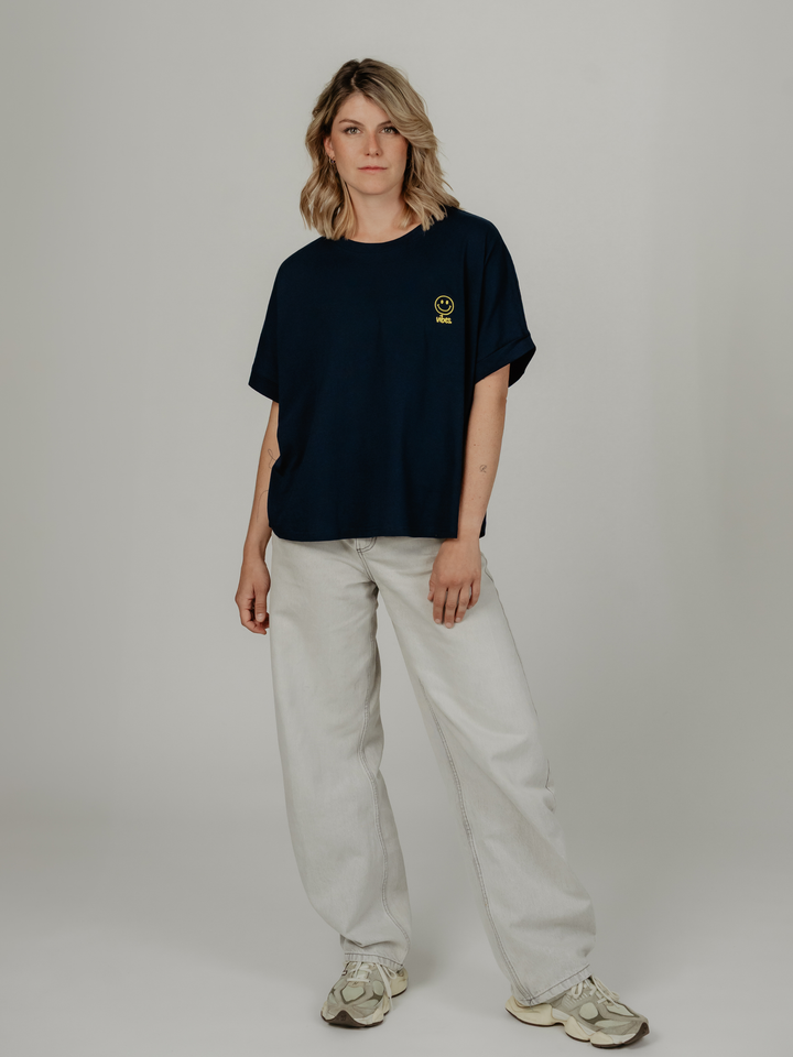 "HAPPY VIBES" T-Shirt Oversized