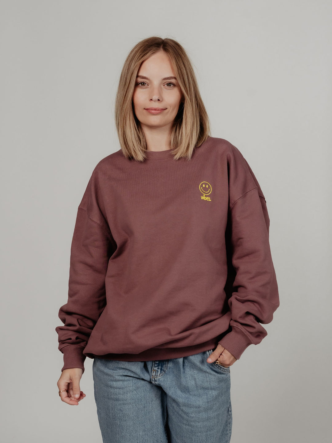 "HAPPY VIBES" Sweater Oversized | urban edition