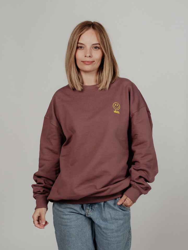 "HAPPY VIBES" Sweater Oversized | urban edition