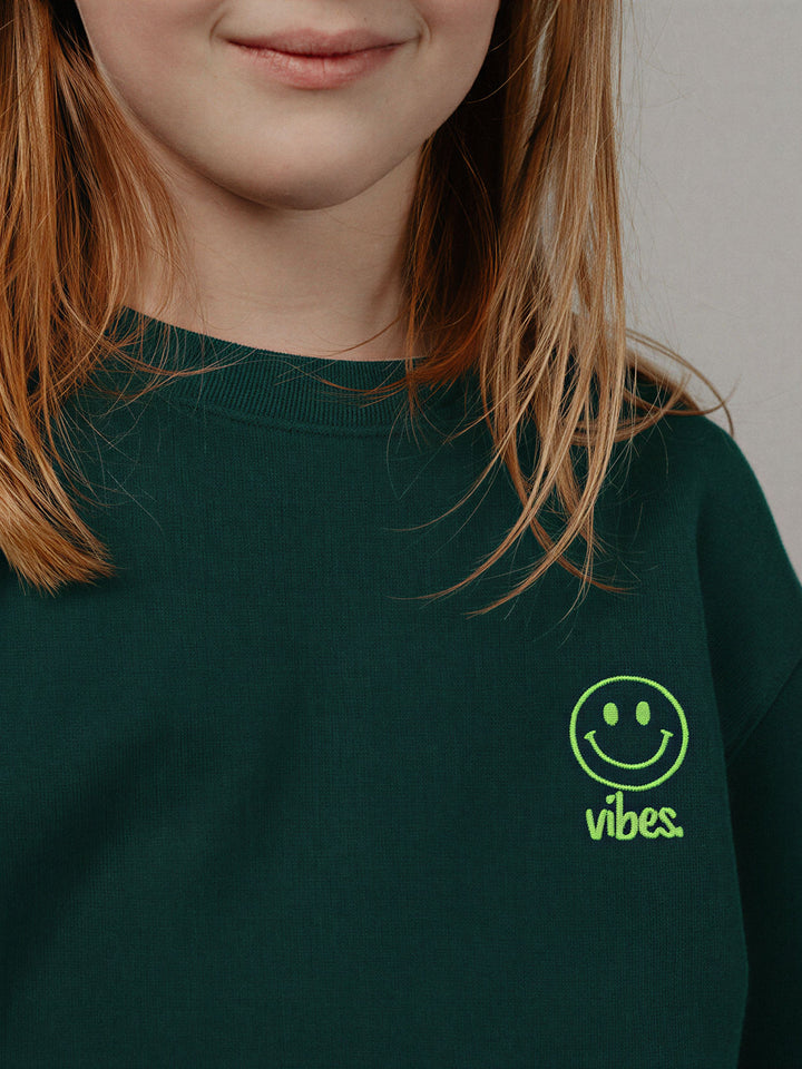 "HAPPY VIBES" Sweater Kids