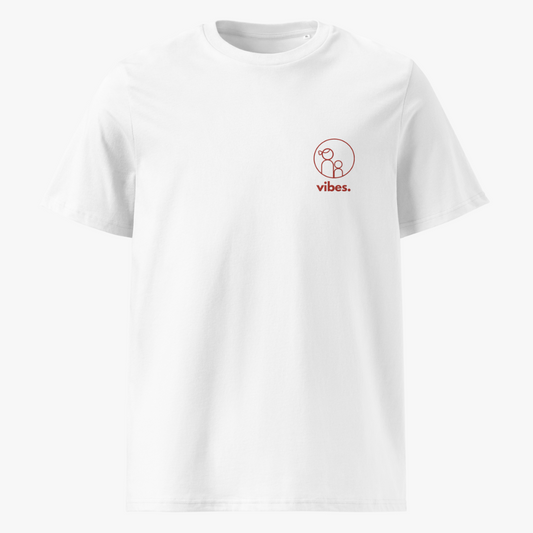 Bio-Baumwoll T-Shirt "FAMILY VIBES" - Mama & Kind - | bestickt | unisex
