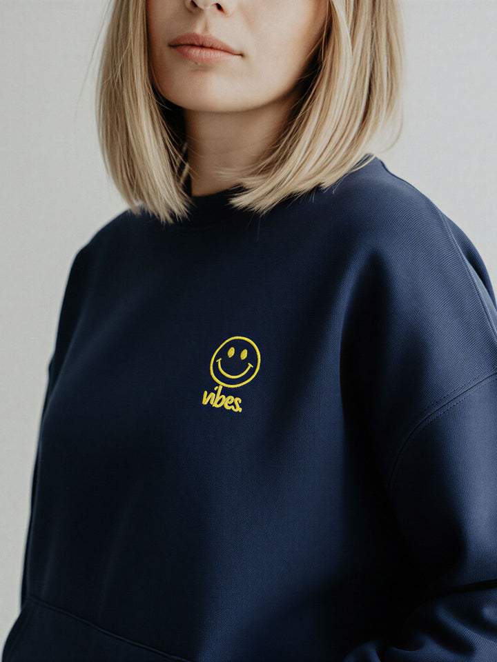 "HAPPY VIBES" Sweater Oversized | urban edition