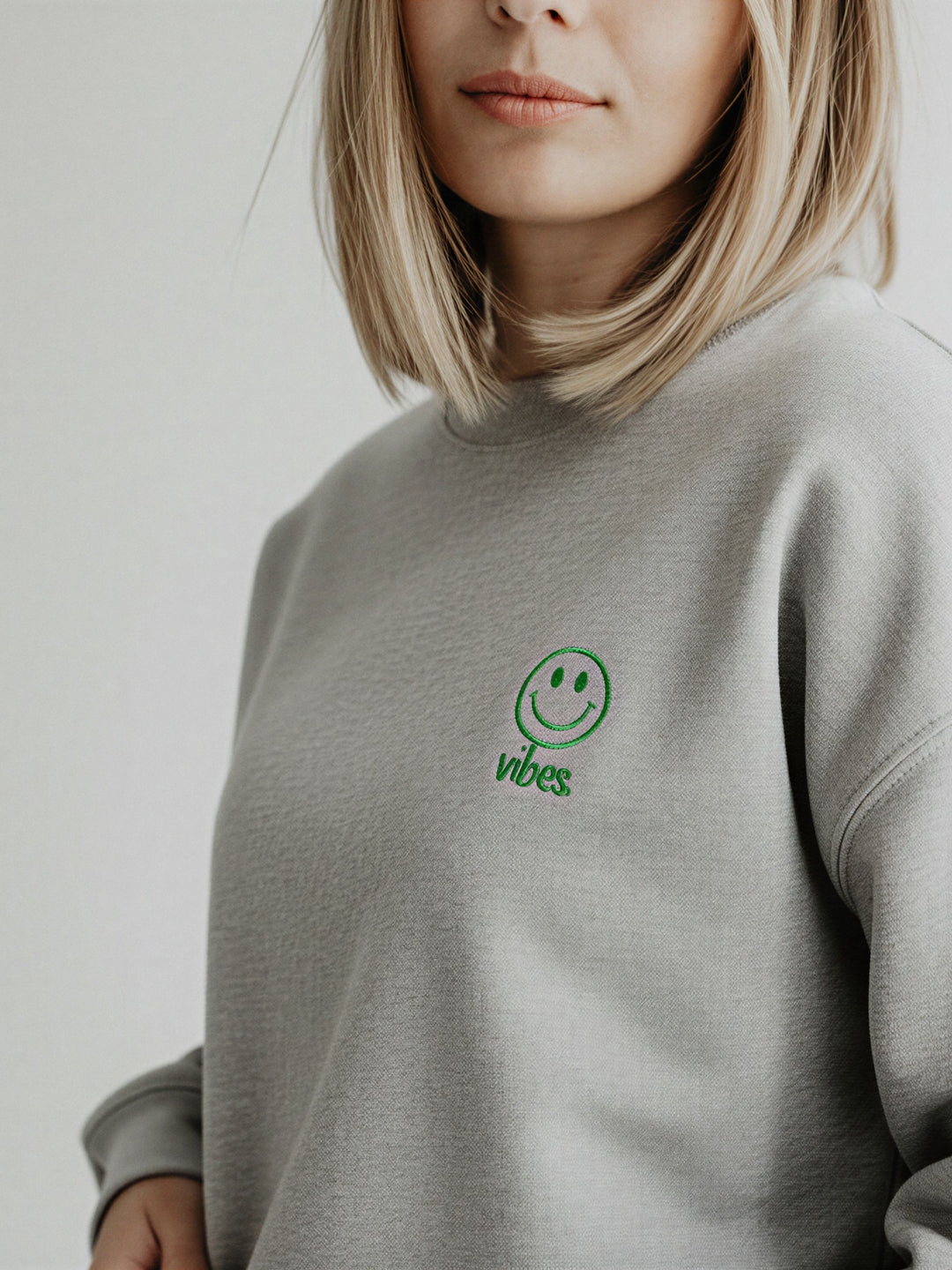 "HAPPY VIBES" Sweater Oversized | urban edition
