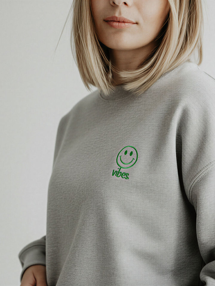 "HAPPY VIBES" Sweater Oversized | urban edition