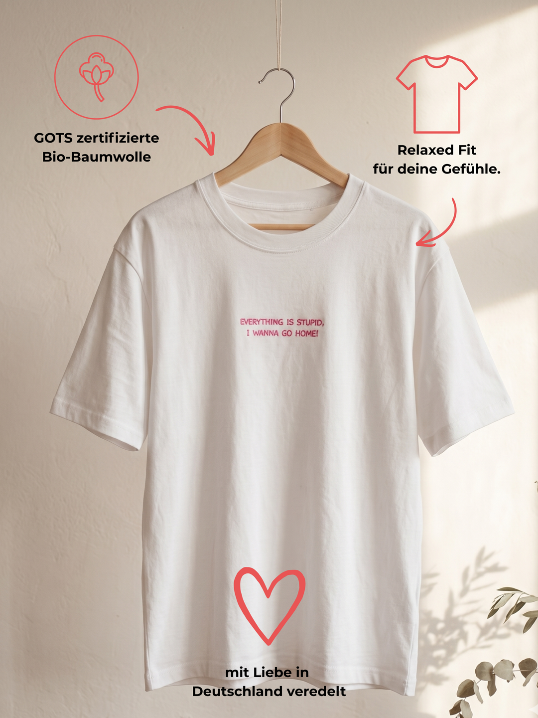 EVERYTHING IS STUPID Unisex Shirt Neon Edition