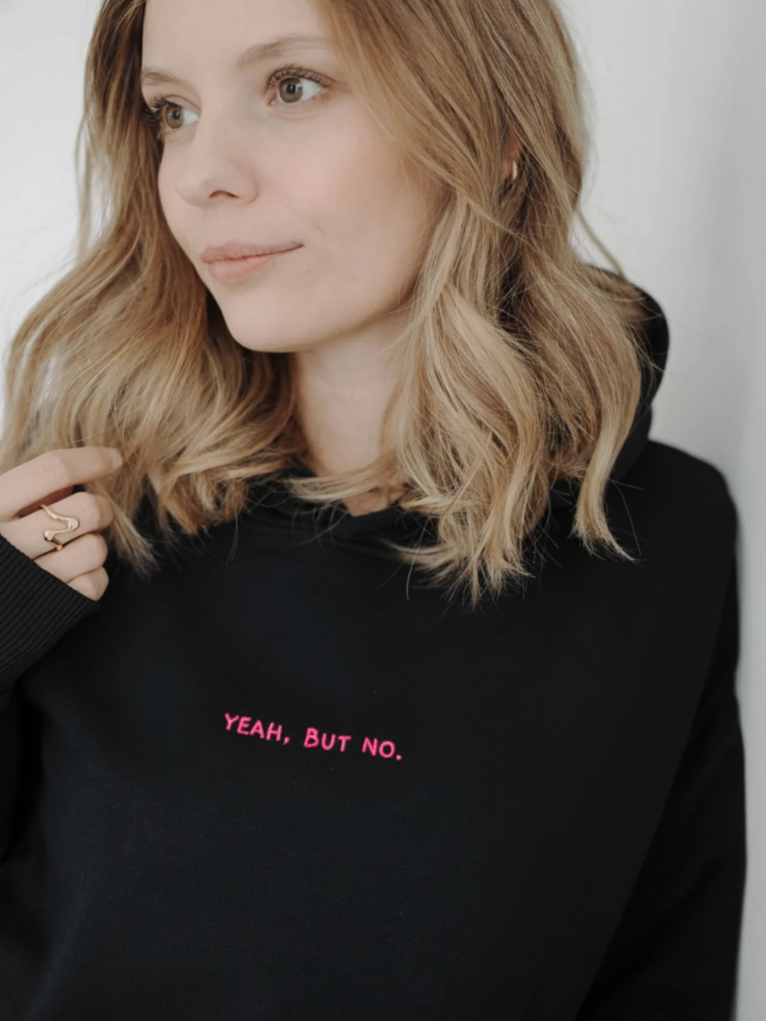 "YEAH BUT NO" Hoodie Oversized | Neon Edition