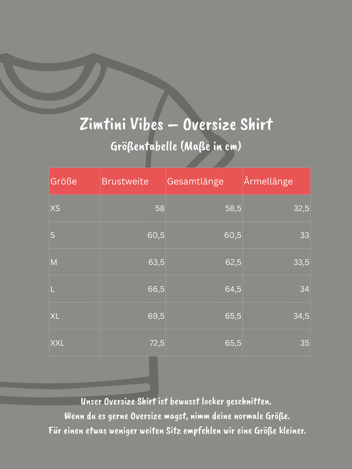 "HAPPY VIBES" T-Shirt Oversized