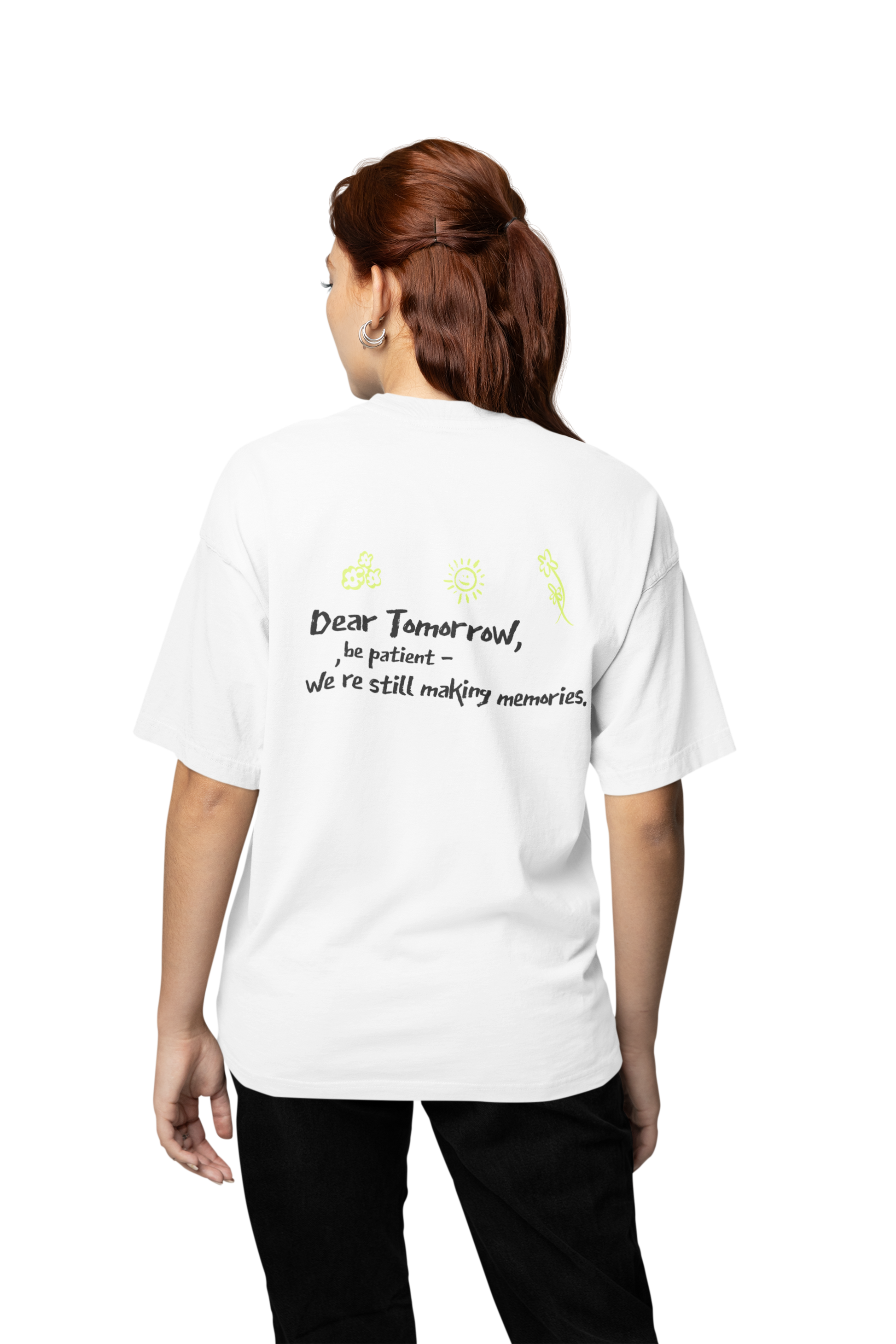Bio-Baumwoll T-Shirt "DEAR TOMORROW"