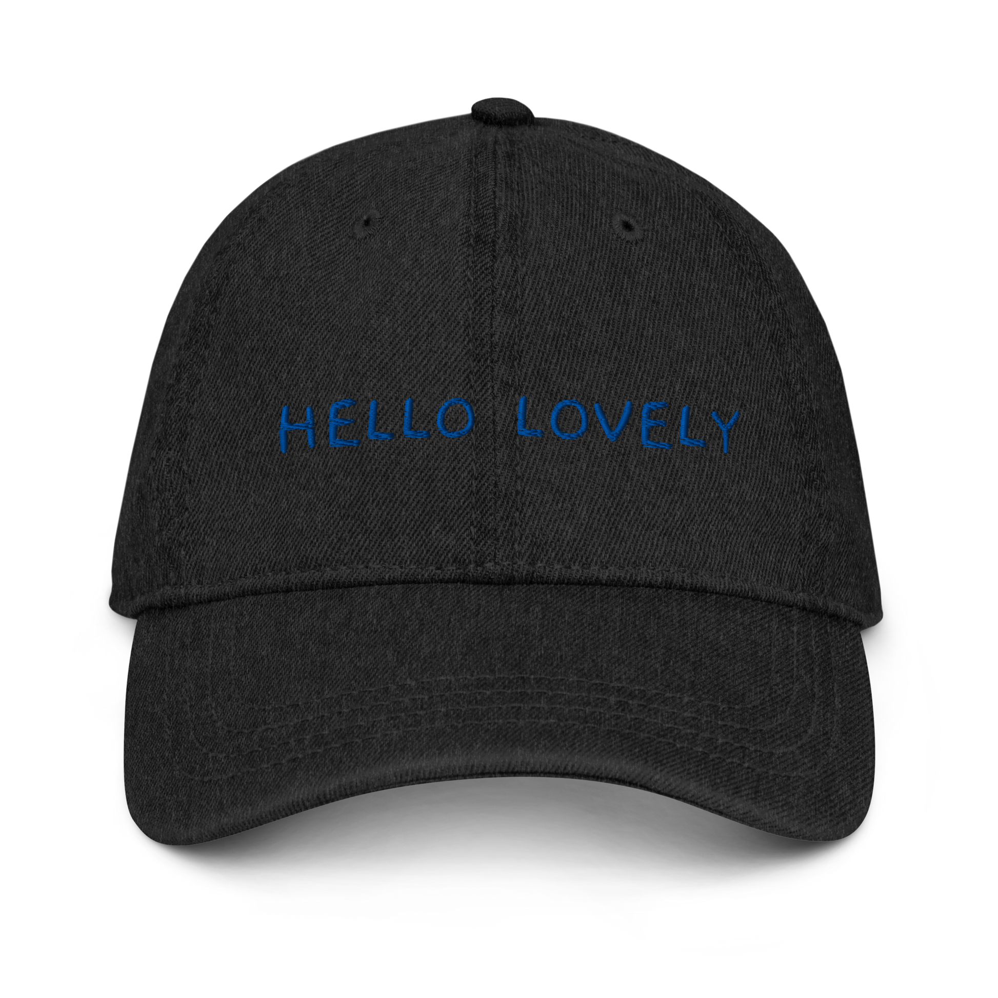 Jeans-Cap "HELLO LOVELY | bestickt