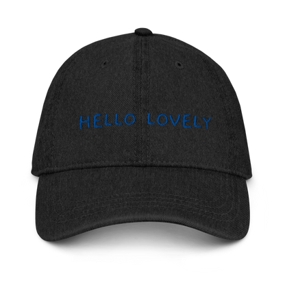 Jeans-Cap "HELLO LOVELY | bestickt