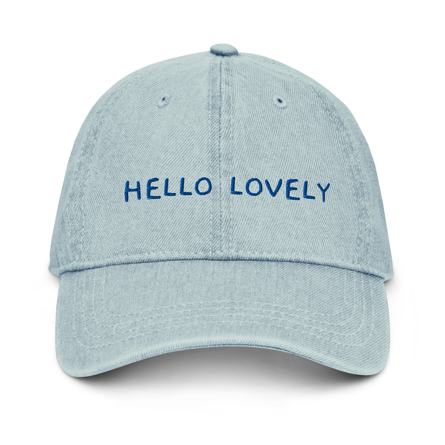 Jeans-Cap "HELLO LOVELY | bestickt