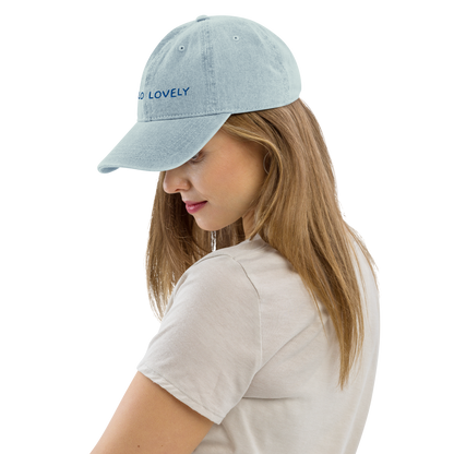 Jeans-Cap "HELLO LOVELY | bestickt