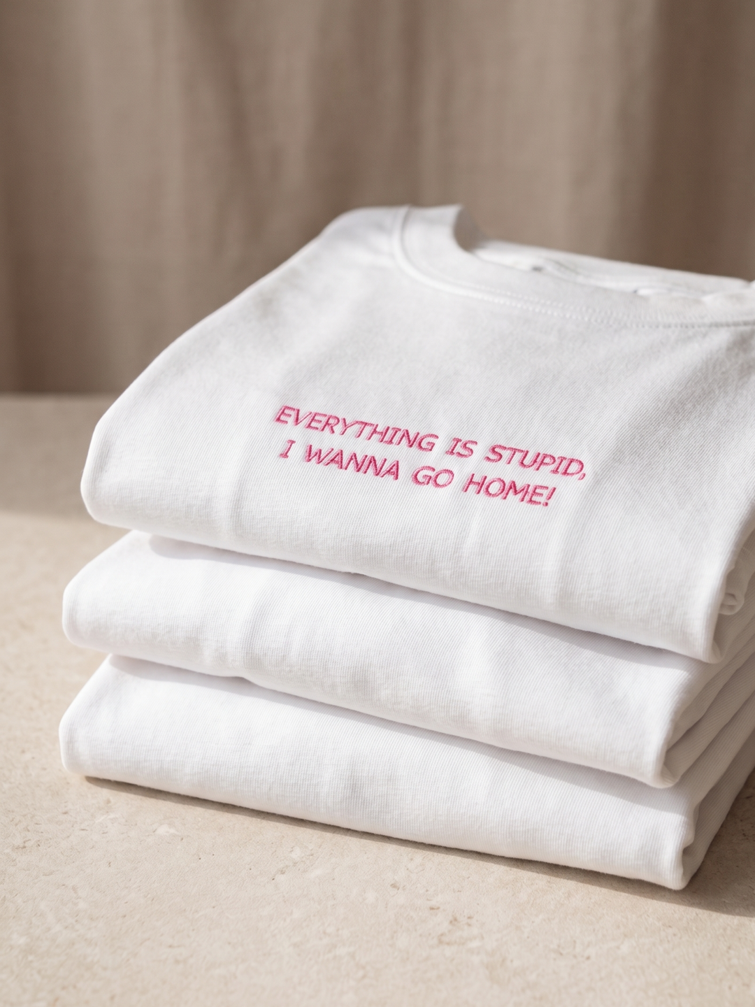 EVERYTHING IS STUPID Unisex Shirt Neon Edition