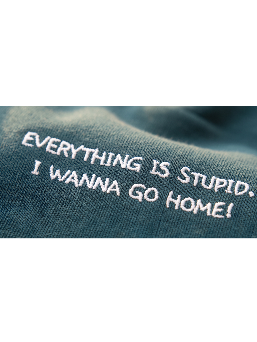 EVERYTHING IS STUPID Unisex Oversized Hoodie