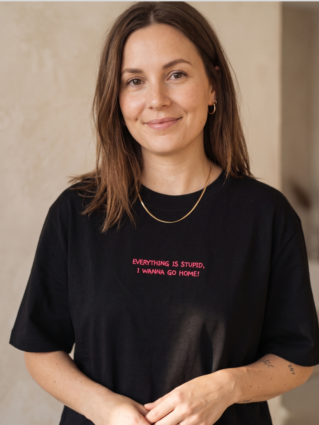EVERYTHING IS STUPID Unisex Shirt Neon Edition