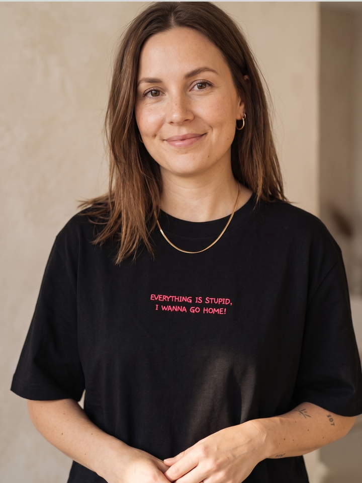 EVERYTHING IS STUPID Unisex Shirt Neon Edition