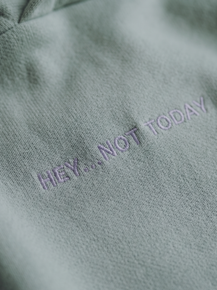 NOT TODAY Unisex Oversized Hoodie