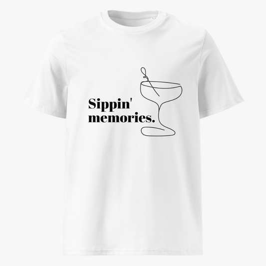 Bio-Baumwoll T-Shirt "SIPPIN MEMORIES" | unisex