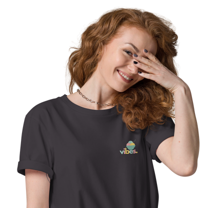 Bio-Baumwoll T-Shirt "EIS VIBES" | bestickt