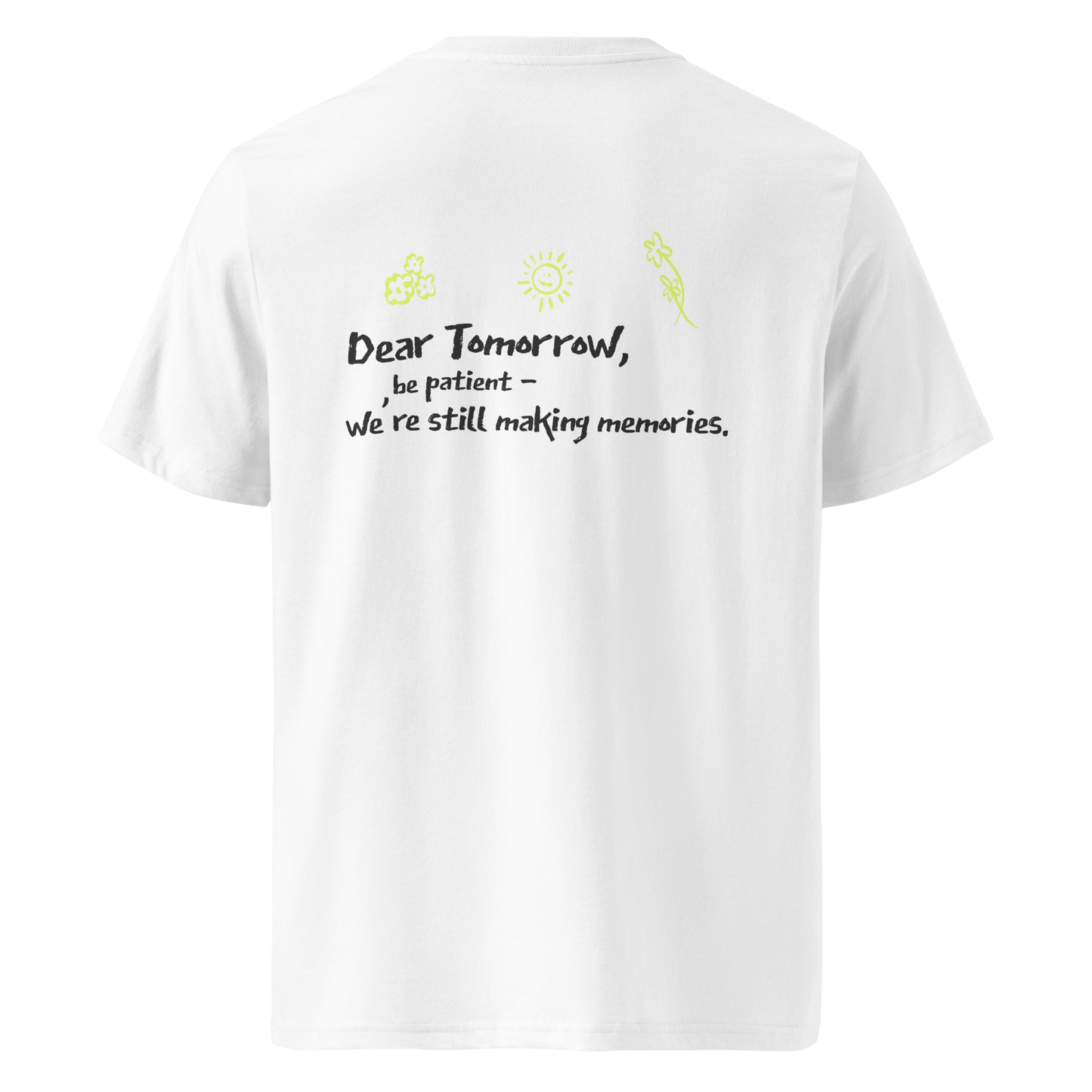 Bio-Baumwoll T-Shirt "DEAR TOMORROW"