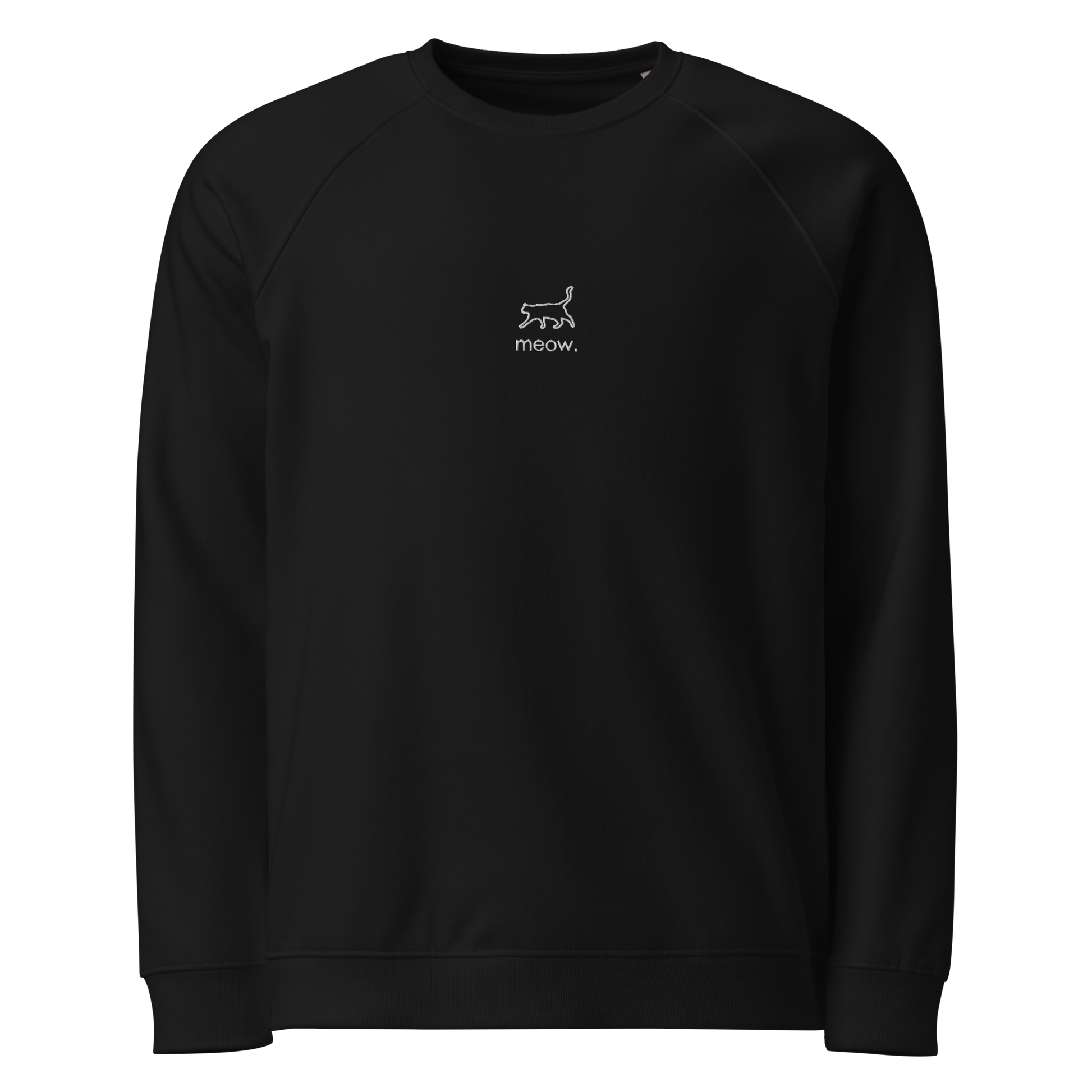 BIO-Sweatshirt "CAT VIBES" | bestickt