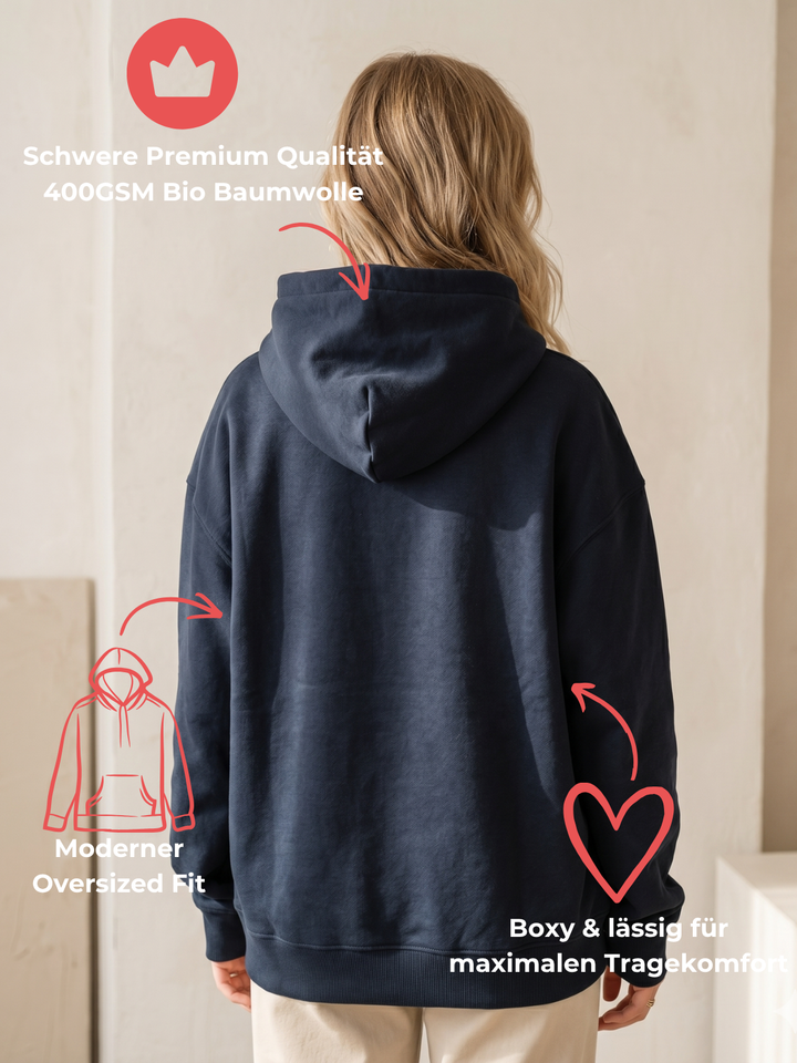 YEAH BUT NO Unisex Oversized Hoodie Neon Edition