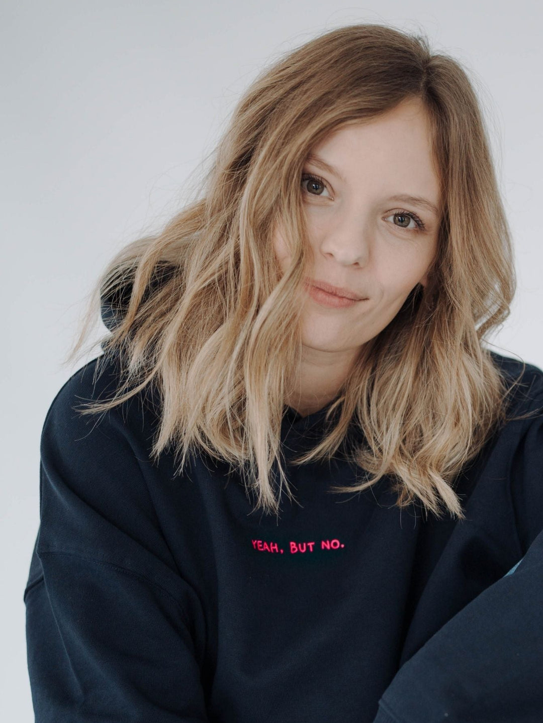 "YEAH BUT NO" Hoodie Oversized | NEON EDITION